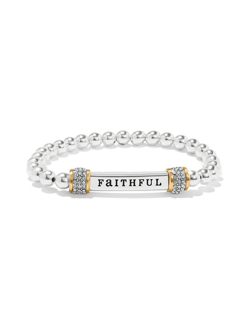 Brighton Meridian Faithful Two
Tone Stretch Bracelet